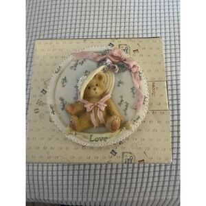 Cherished Teddies 3D Wall Plaque Ornament "Love" Vintage 1994,‎ Enesco #104140M